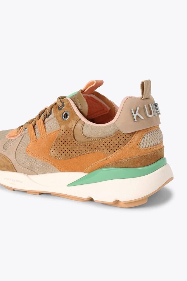 Kurt Geiger London Kurt Geiger London Men's 'Kurt Runner Mens' Suede Fabric Trainers in Light Brown - 3