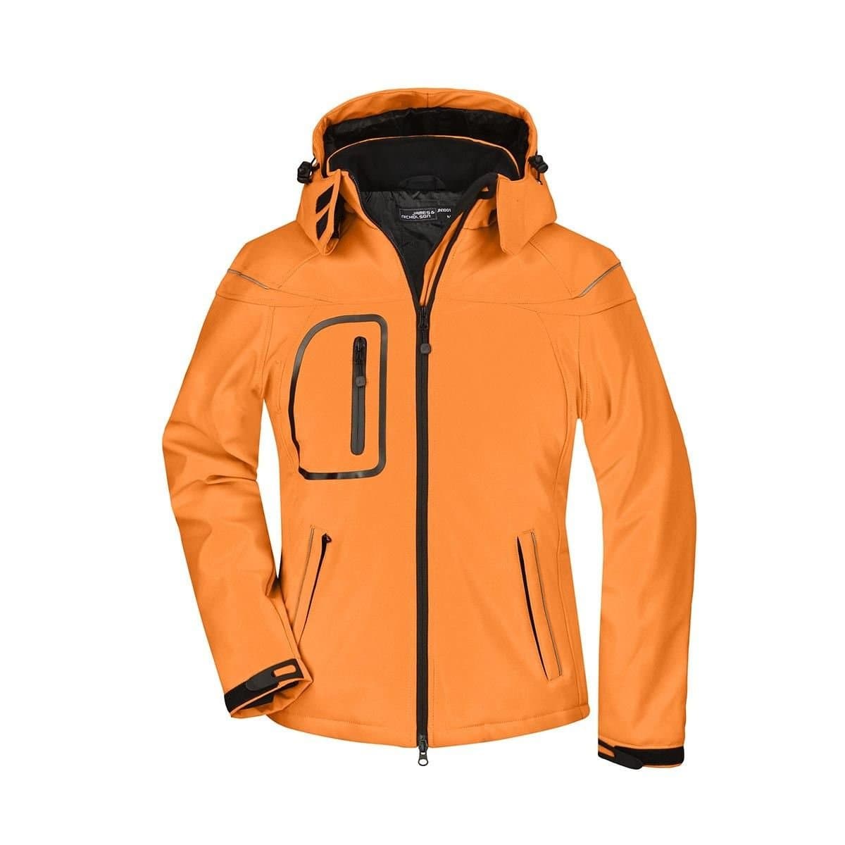 James and Nicholson James and Nicholson Women's Soft Shell Jacket in Orange