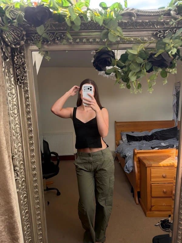 ASOS Design Green cargo pants