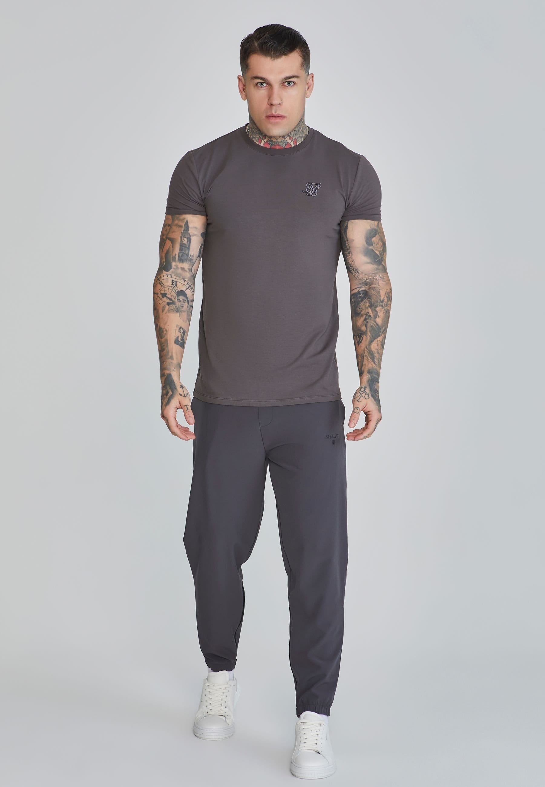 SikSilk SikSilk Men's Smart Pant in Grey - 4