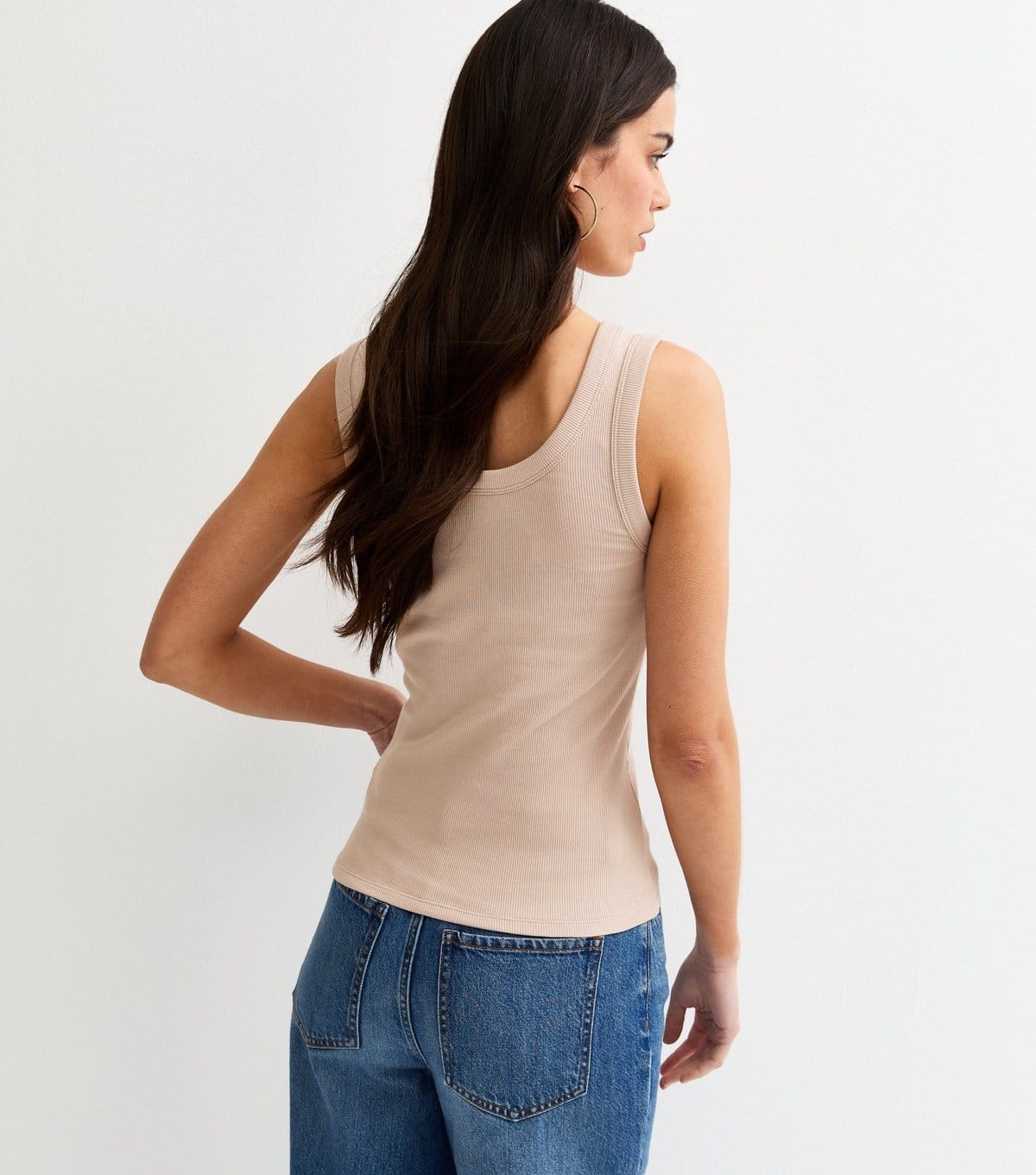 New Look Women's Mink Wide Trim Scoop Vest Top New Look - 4