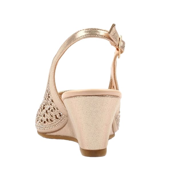Lunar Lunar Women's Ramona Wedge Sandals in Gold - 2