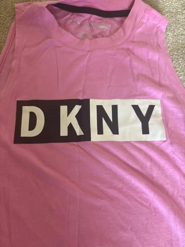 DKNY DKNY pink top size small