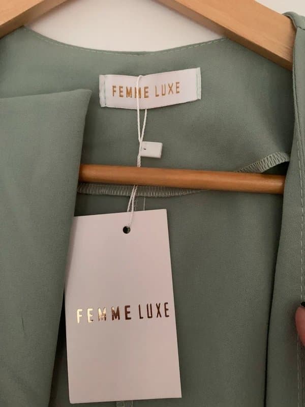 ASOS Femme Luxe (ASOS) Green Blazer Oversized