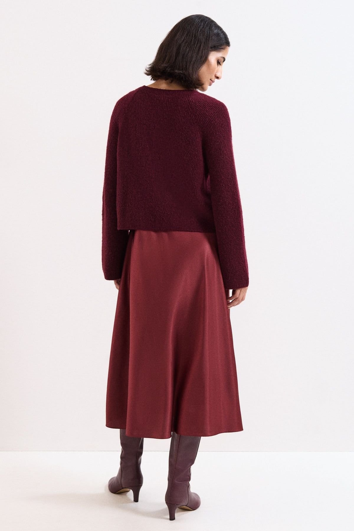 Phase Eight Phase Eight Women's Issy 2 In 1 Dress in Wine - 4