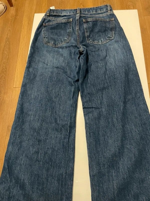 ASOS Blue Denim Low Rise Straight Leg Jeans