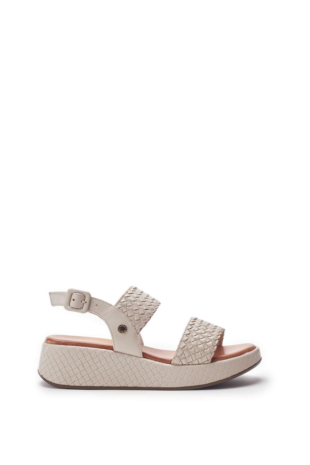 Moda In Pelle Moda In Pelle Women's 'Kaccia' Leather Flatforms in Off-White