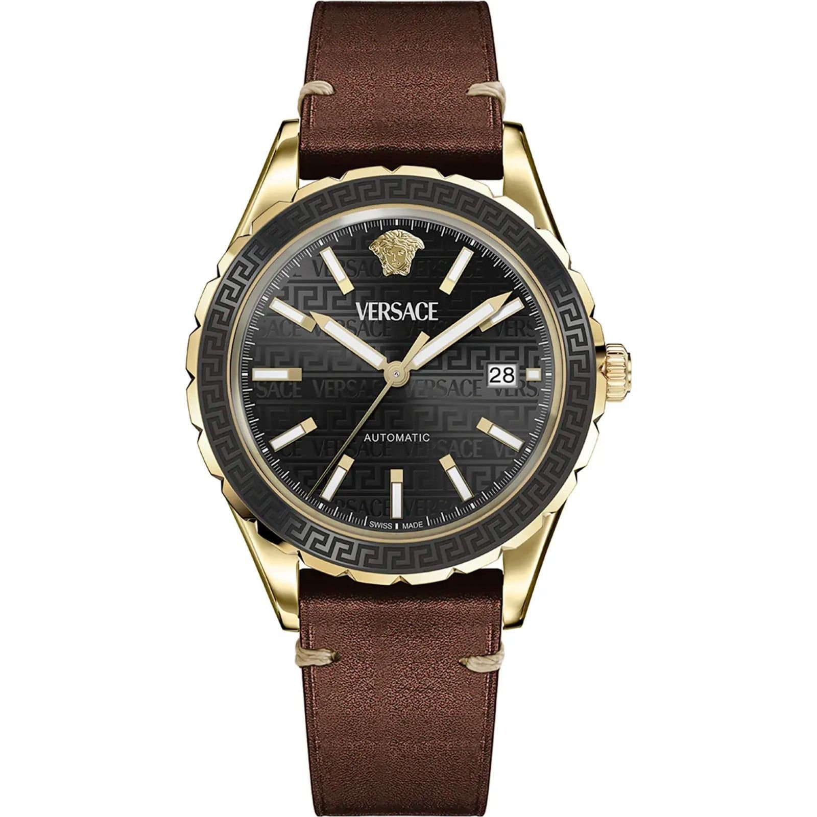 Versace Versace Men's VEQCA0224 42mm Automatic Watch in Brown