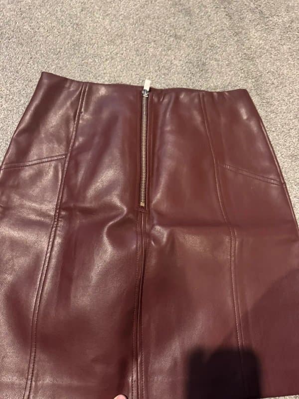 New Look Leather skirt