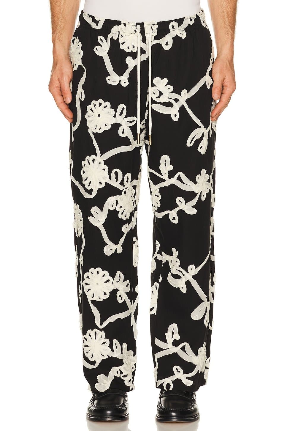 revolve Floral Ribbon Ankle Pant
