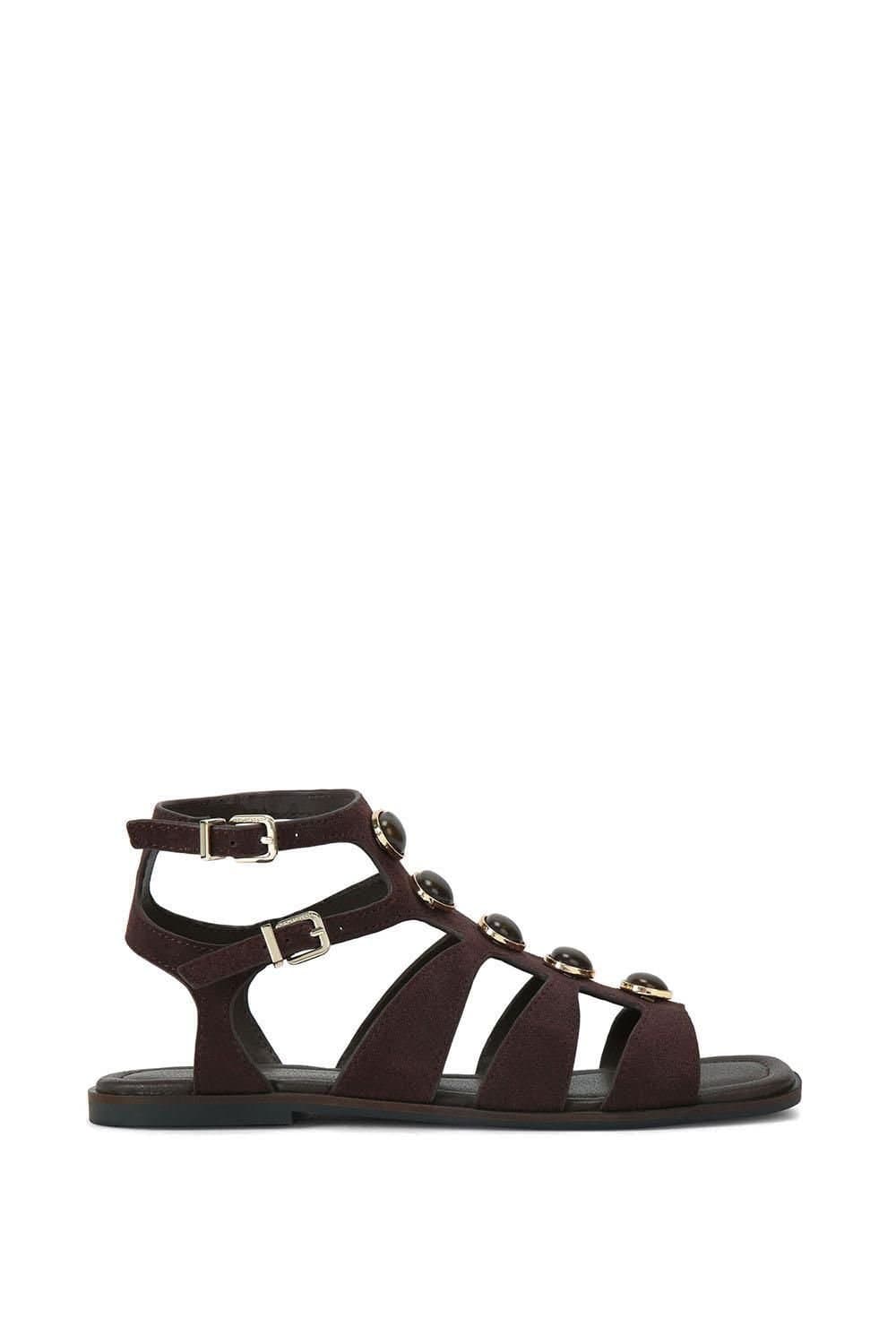 KG Kurt Geiger KG Kurt Geiger Women's 'Roa' Suede Sandals in Brown