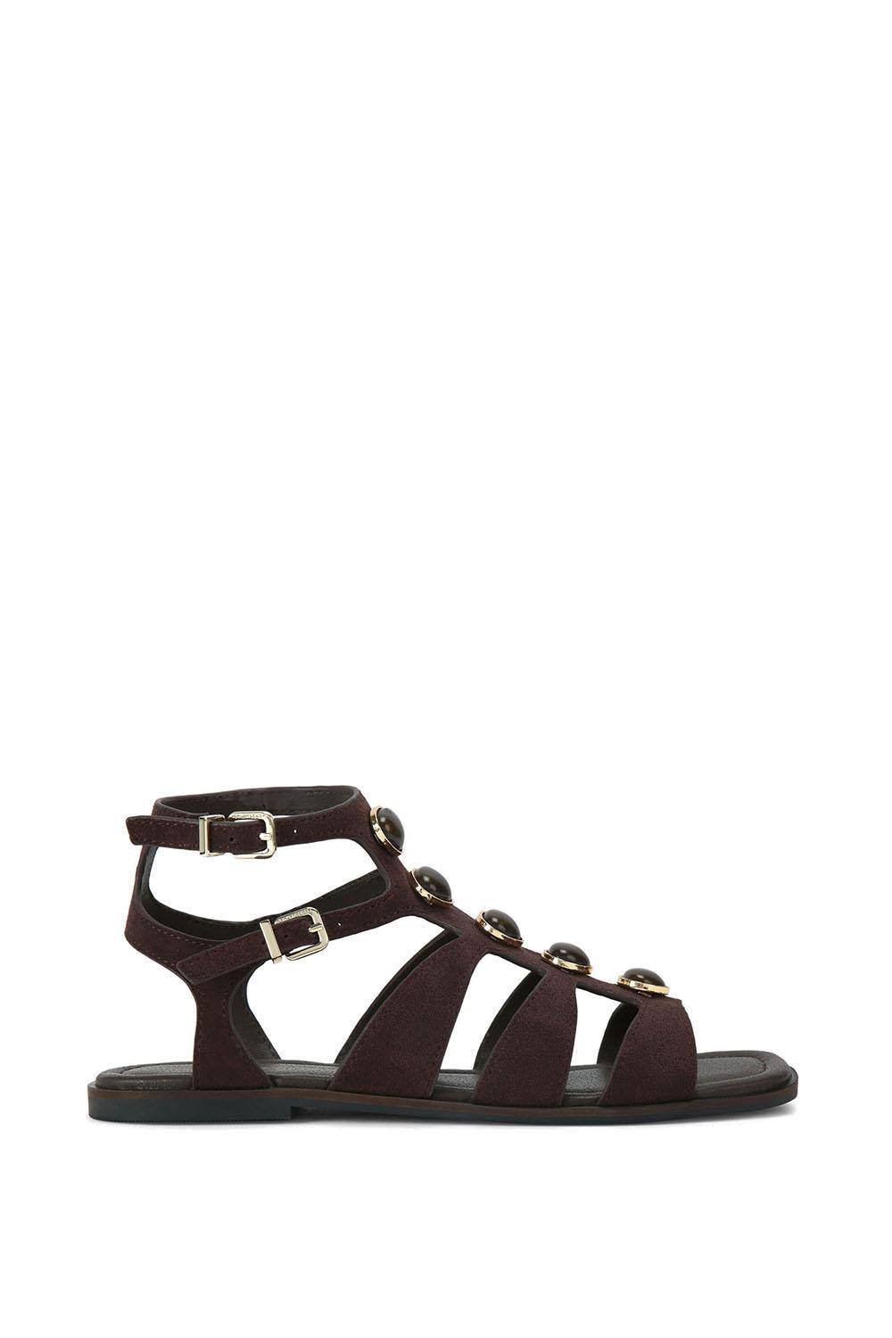 KG Kurt Geiger KG Kurt Geiger Women's 'Roa' Suede Sandals in Brown - 2