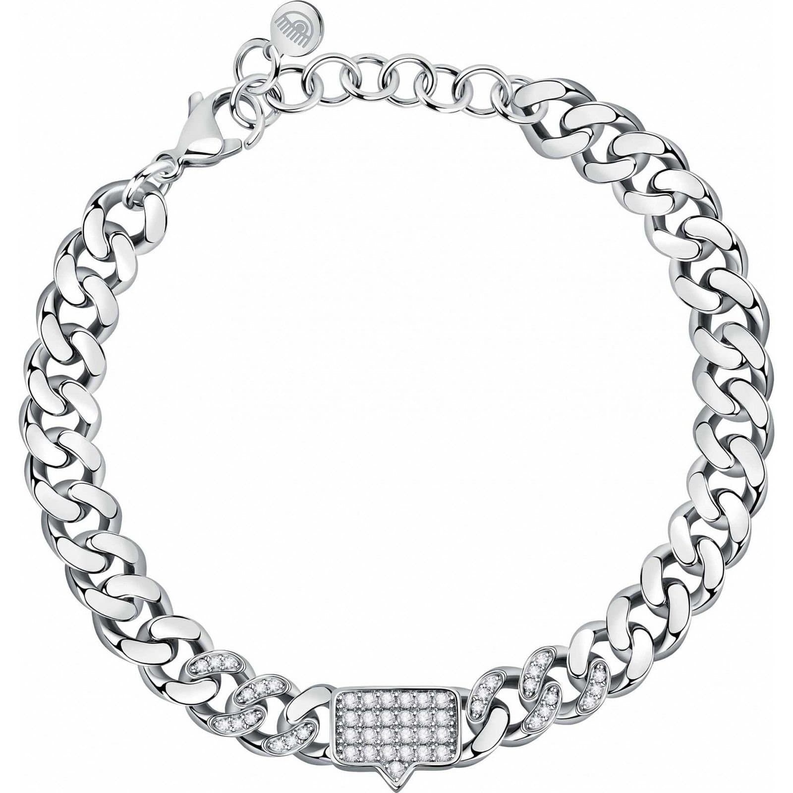 Chiara Ferragni Chiara Ferragni Silver Chain Bracelet with Diamond Accents