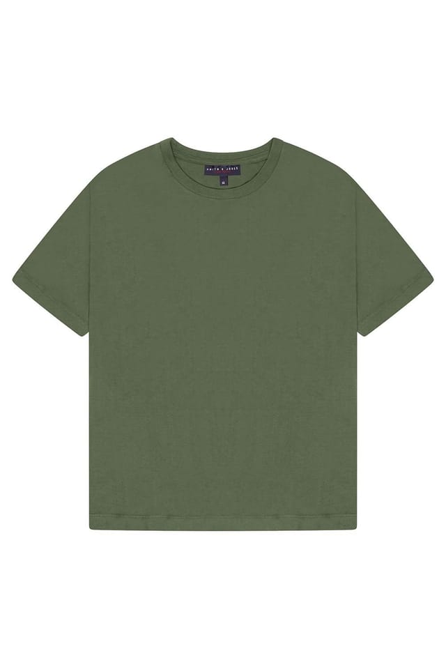 Smith & Jones Smith & Jones Men's 5 Pack 'Coulter' T-Shirt in Khaki - 3