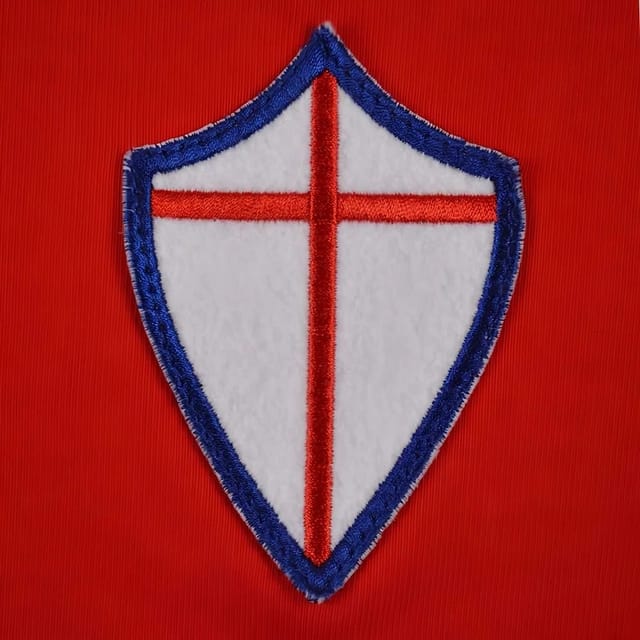 Sampdoria Sampdoria Men's Mens Retro 1982 Away 3rd Football Shirt in Red - 3
