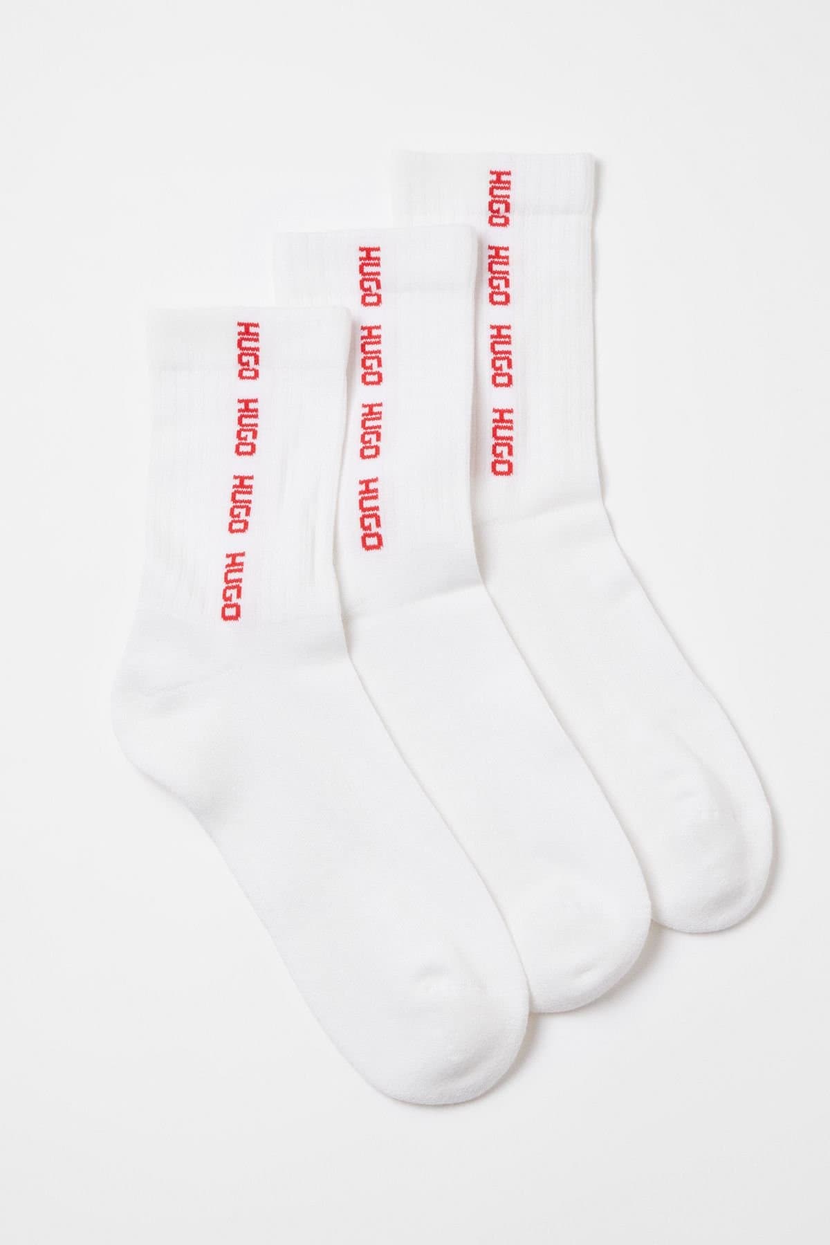 HUGO Hugo Men's 3P Qs Rib Tape Md Natural in Beige