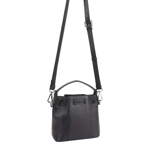 Paul Costelloe Paul Costelloe Women's Sayani Leather Multi Way Bag in Jet Black - 2