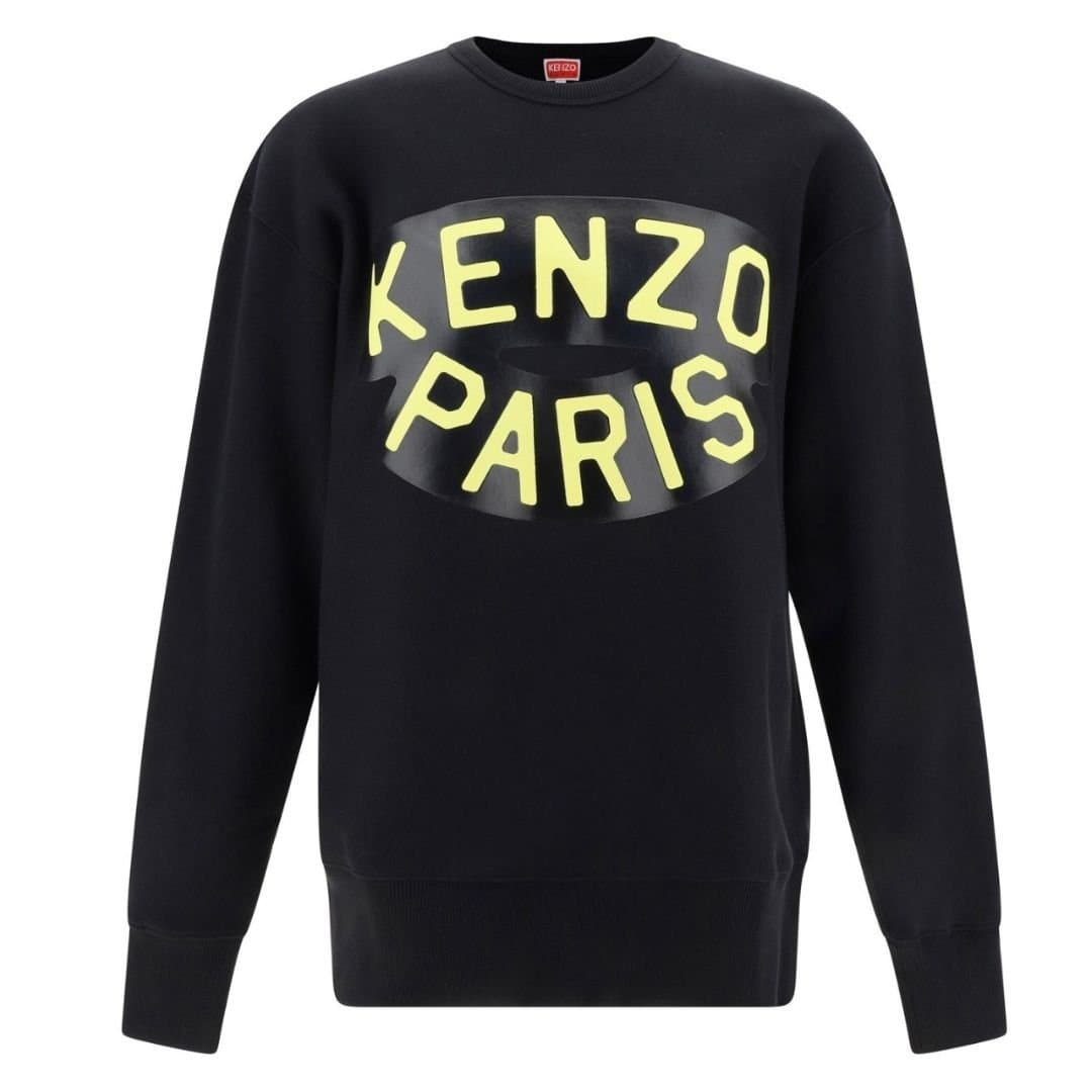 Kenzo Kenzo Men's Paris Large Logo Black Sweatshirt