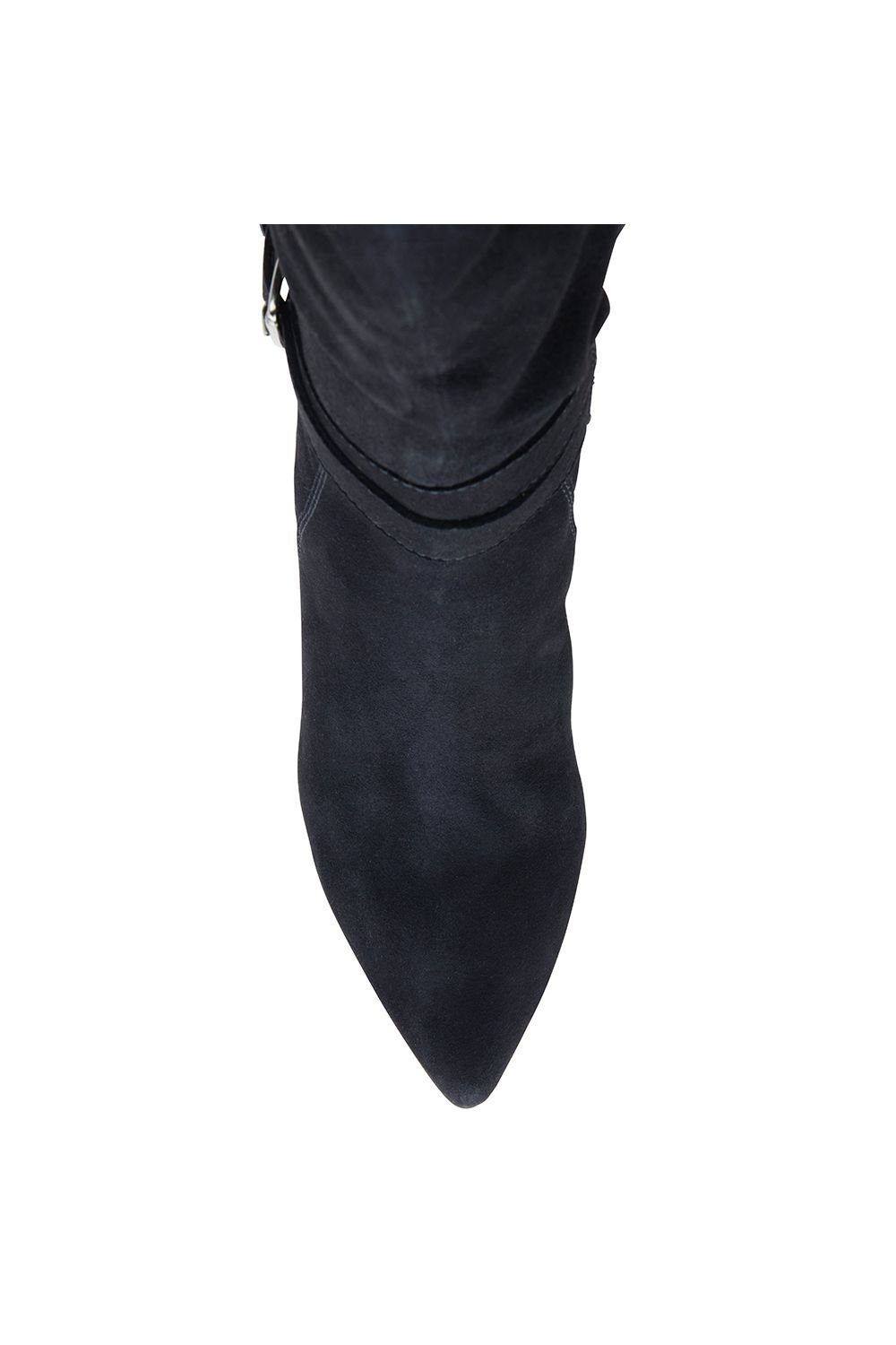 Ravel Ravel Women's 'Guise' Suede Stiletto-Heel Mid-Calf Boots in Navy - 4