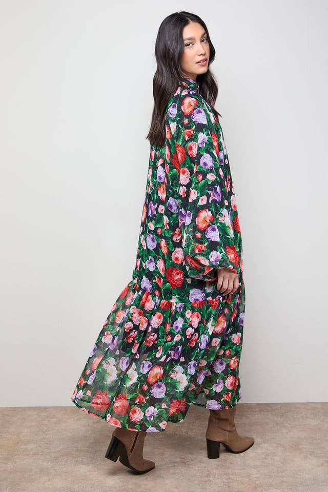 Oasis Oasis Women's Trapeze Boho Maxi Dress - 3