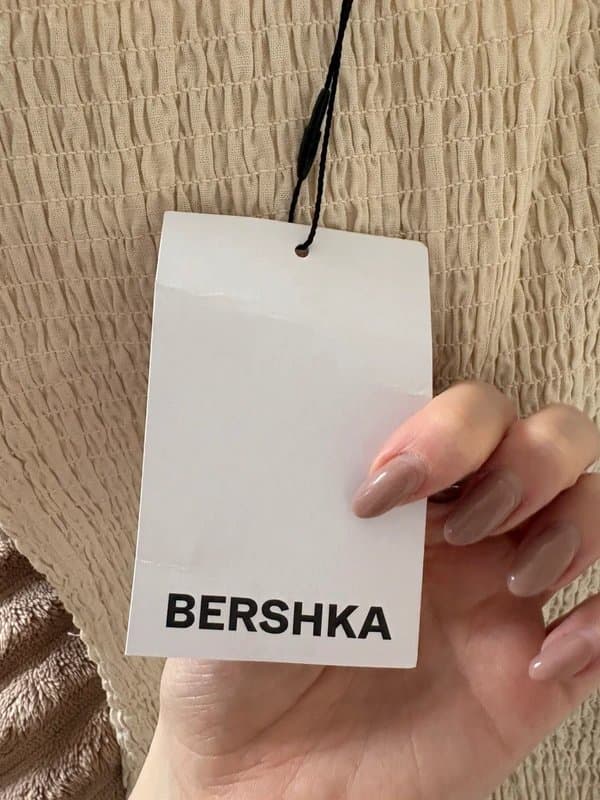 Bershka Bershka mini summer dress ruched