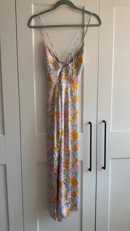 Topshop Topshop Summer Satin Midi Dress