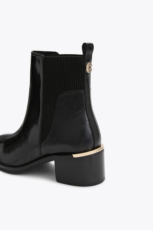 Carvela Carvela Women's 'Liberta Ankle' Patent Boots in Black - 3