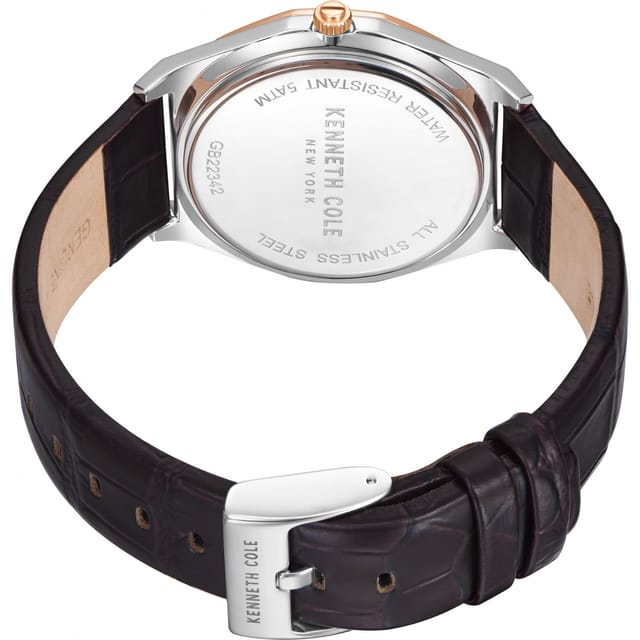 Kenneth Cole Kenneth Cole Men's KCWGB2234210 Classic 41mm Quartz Watch in Brown - 2