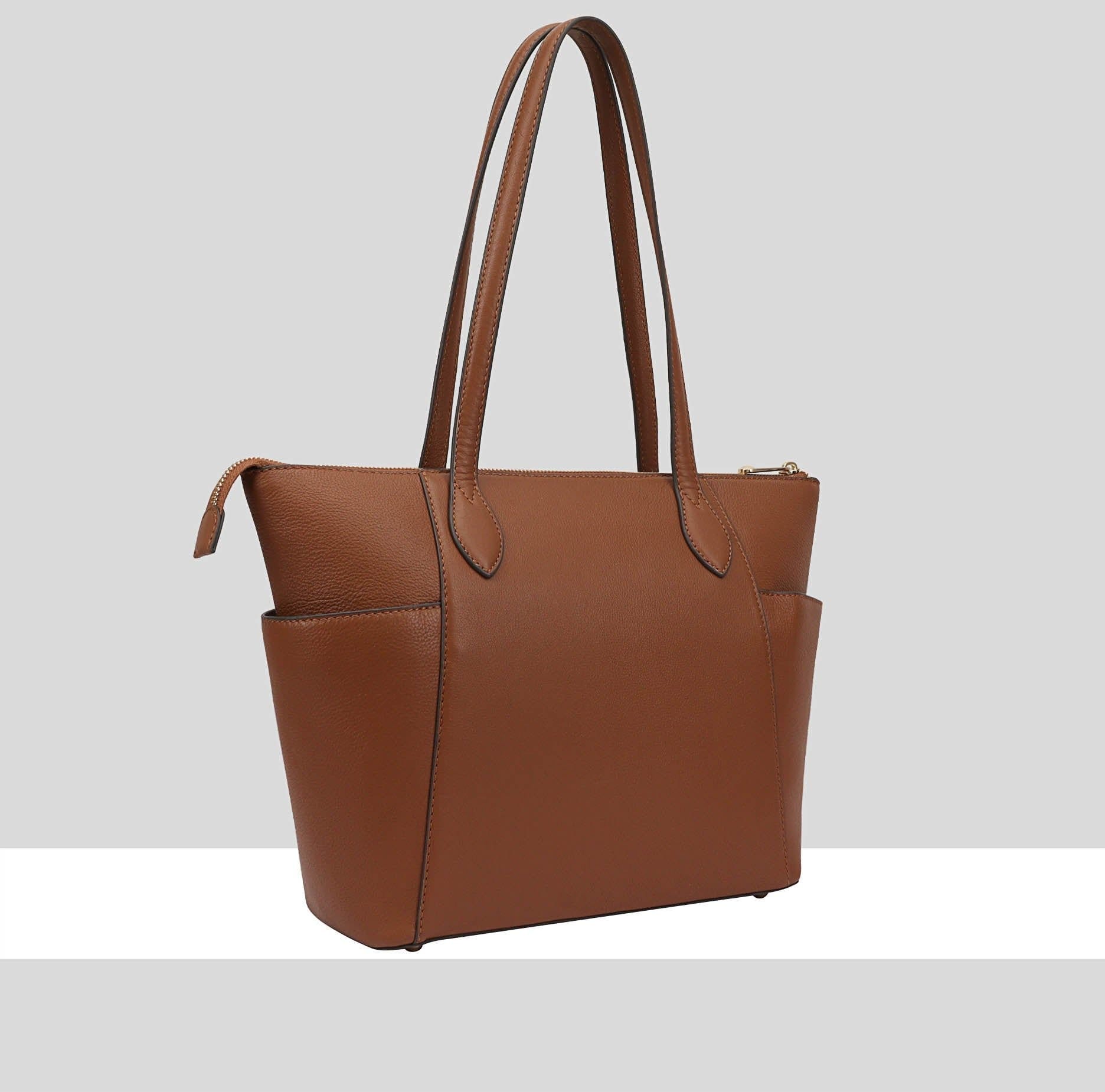 Paul Costelloe Paul Costelloe Women's Morava Leather Tote/Shoulder Bag in Camel - 4