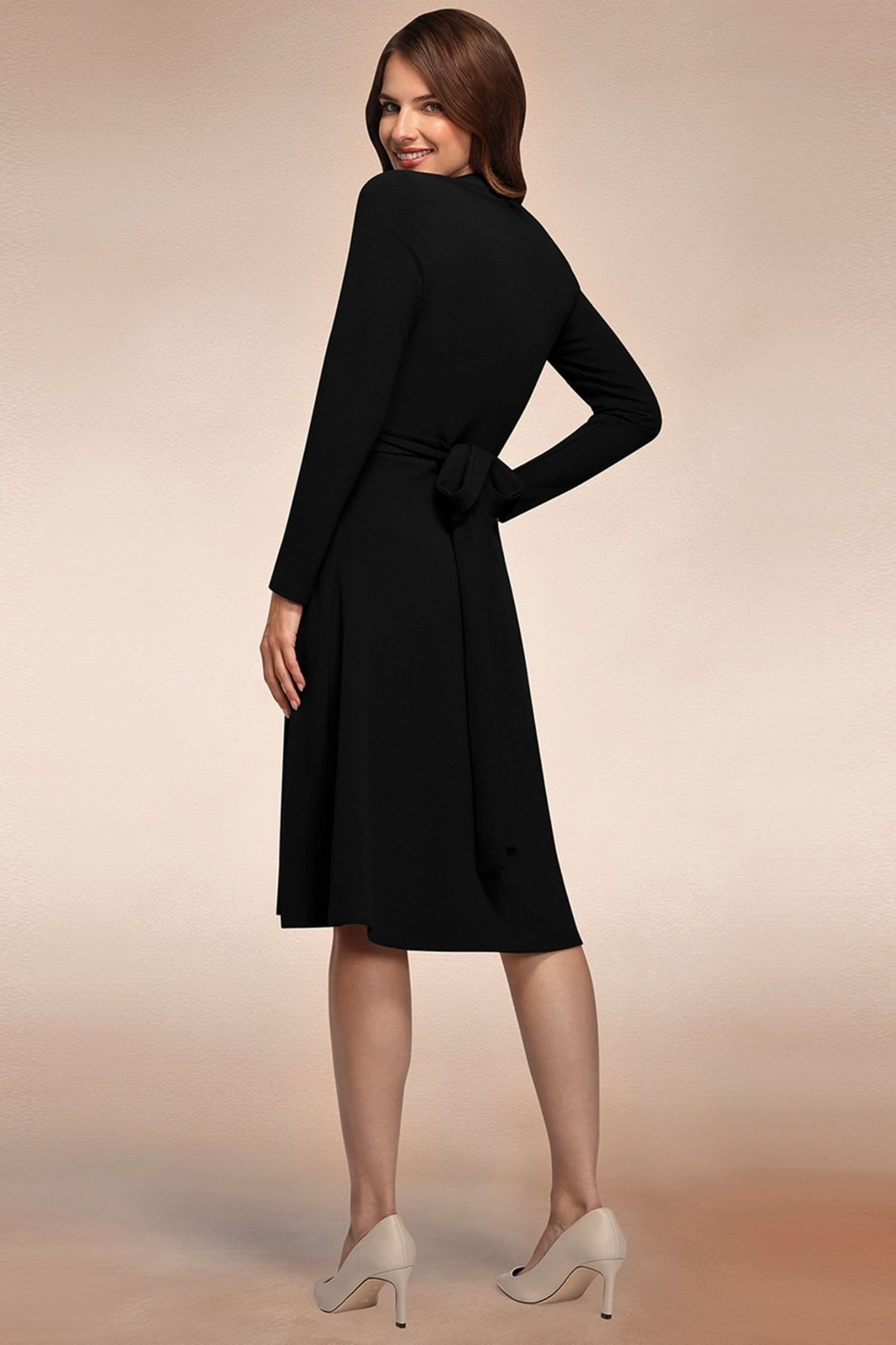 Hot Squash Hot Squash Women's The Wrap Dress in Black - 4