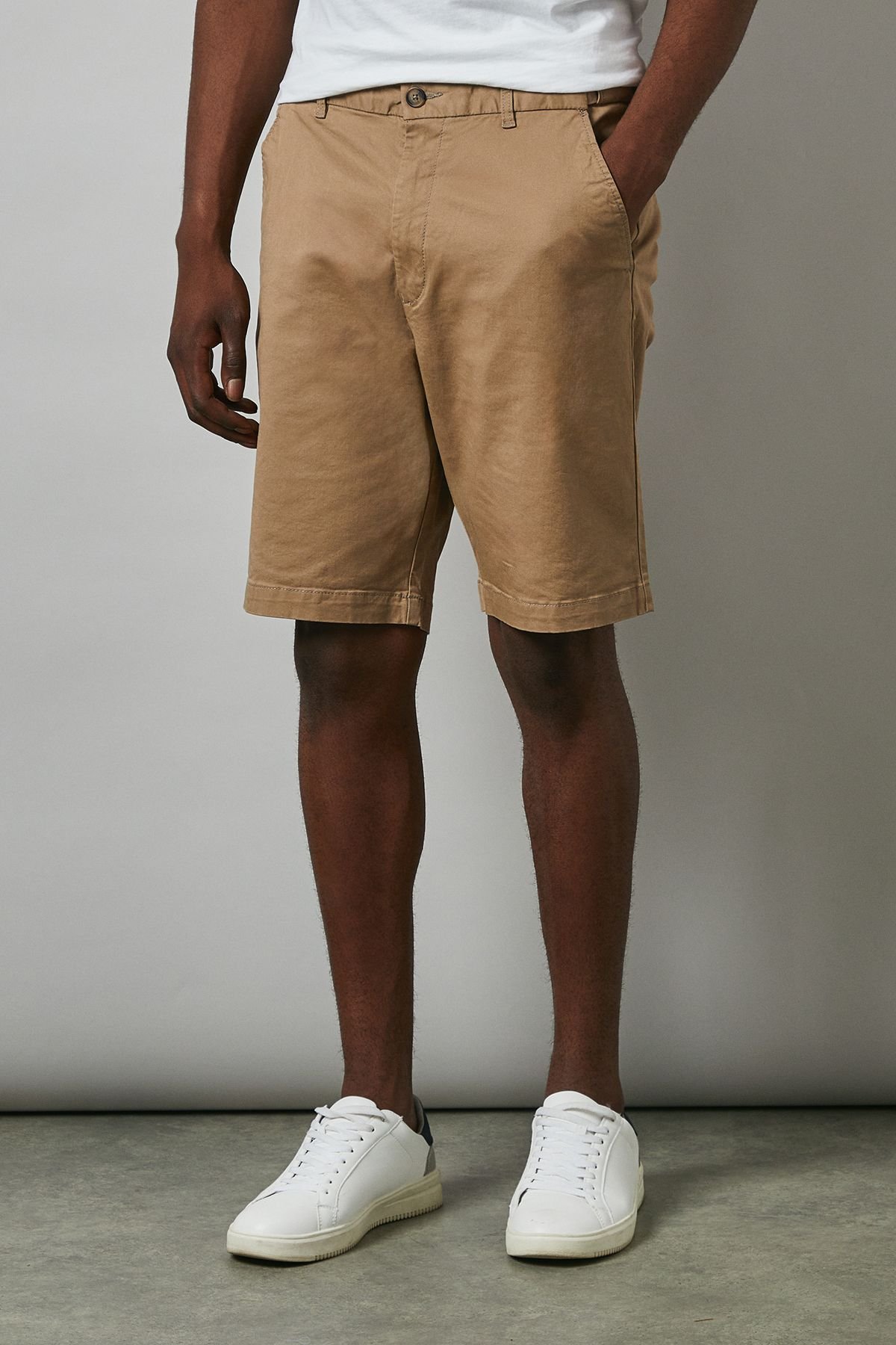 Maine Maine Men's Premium Chino Shorts in Stone - 4