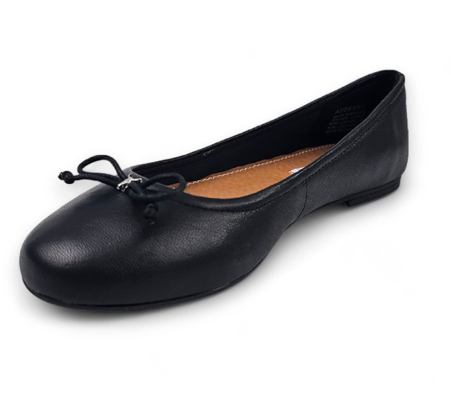 Windsor Smith Windsor Smith Women's Leather Mocassin Bellarina Flat Shoes - Babydoll in Black - 4