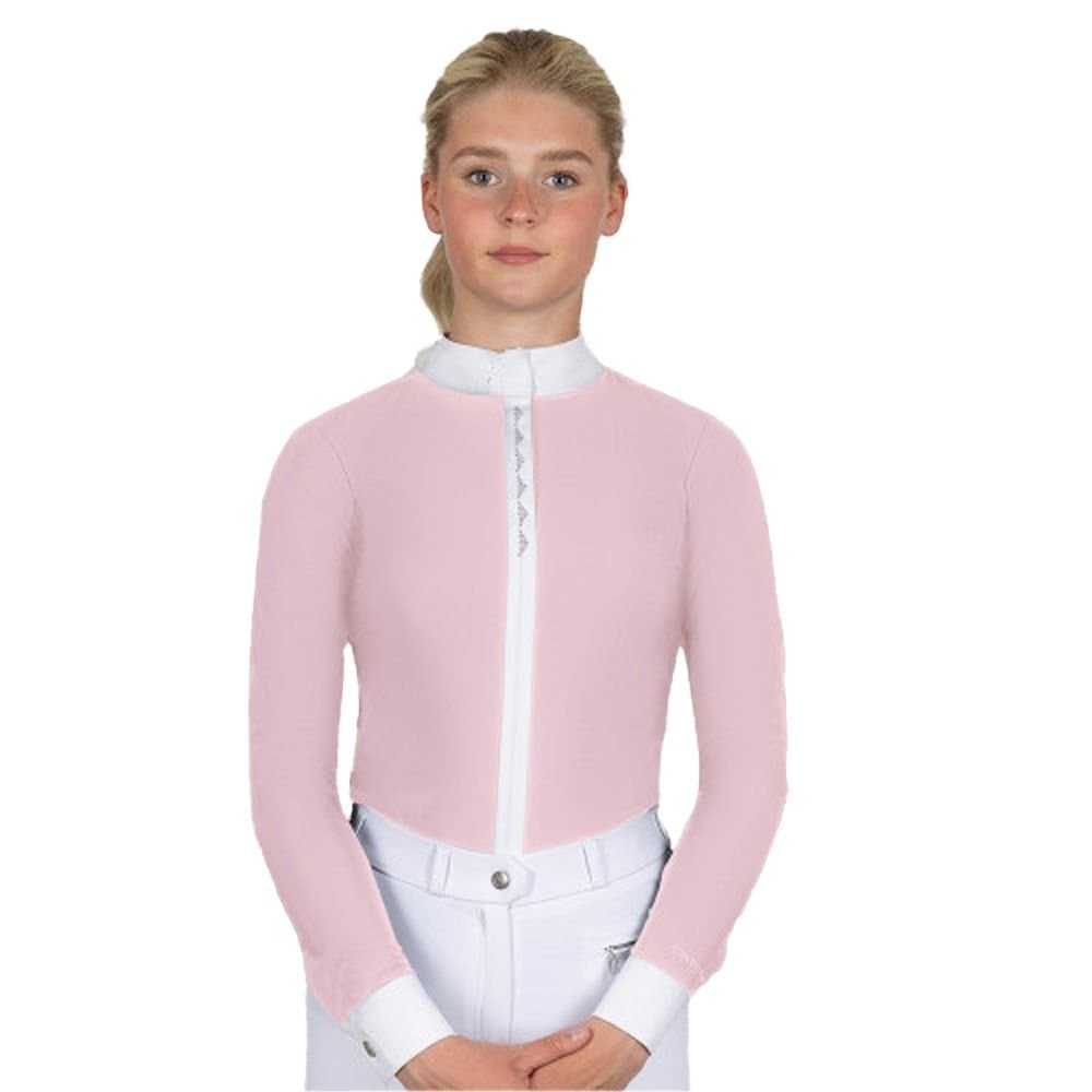 Coldstream Coldstream Women's Larkhall Diamante Show Shirt in Baby Pink