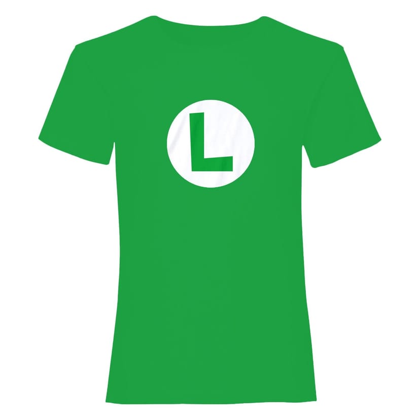 Super Mario Super Mario Men's Luigi T-Shirt in Green - 1
