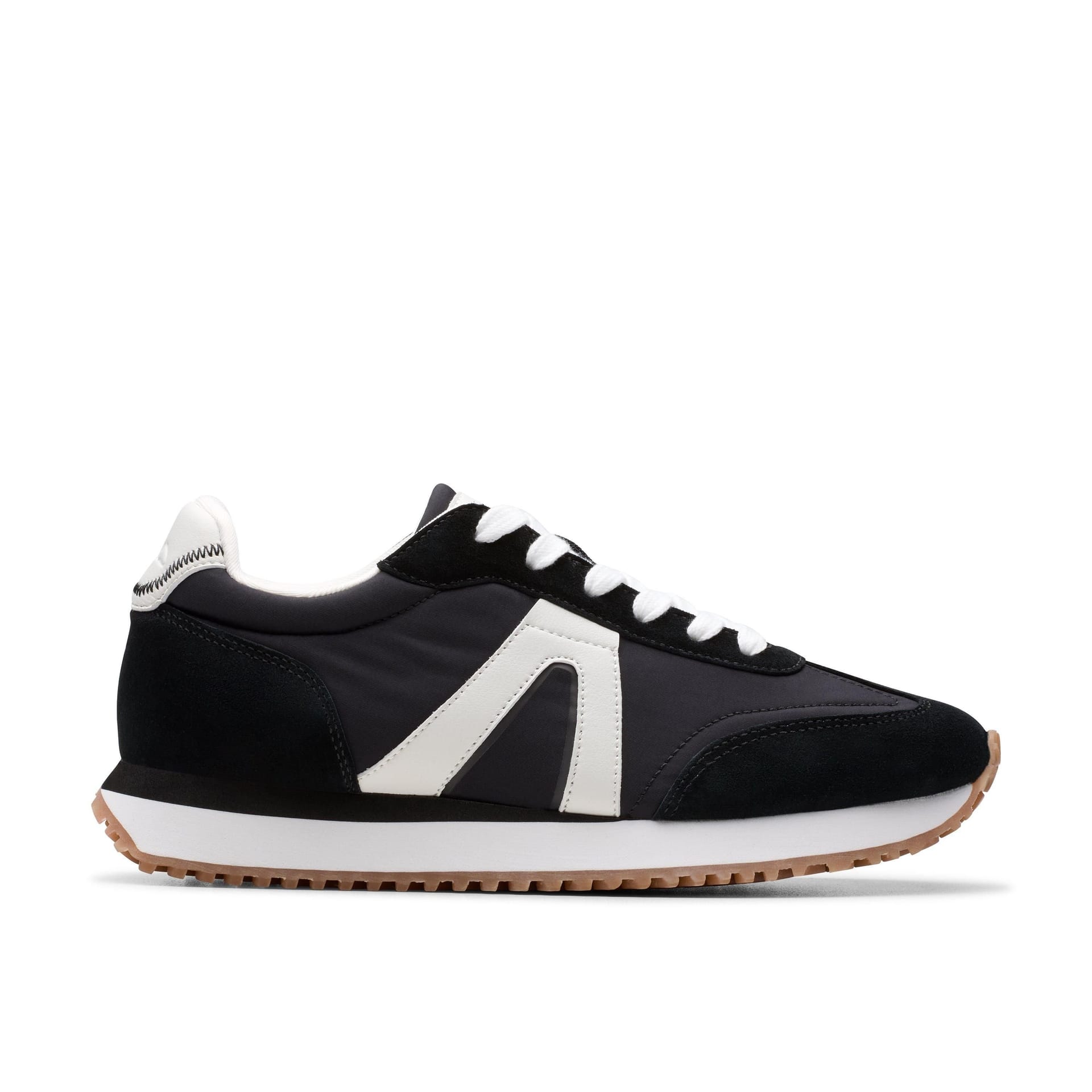 Clarks Clarks Women's Calo Run Black Combination Trainers, Lace Up - 4