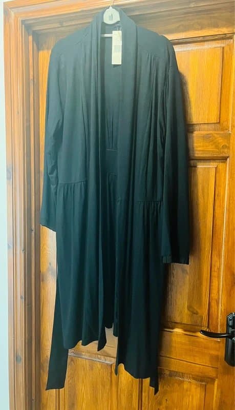 Elle Macpherson Elle MacPherson Black 3/4 Robe - M UK10/12 new with tags