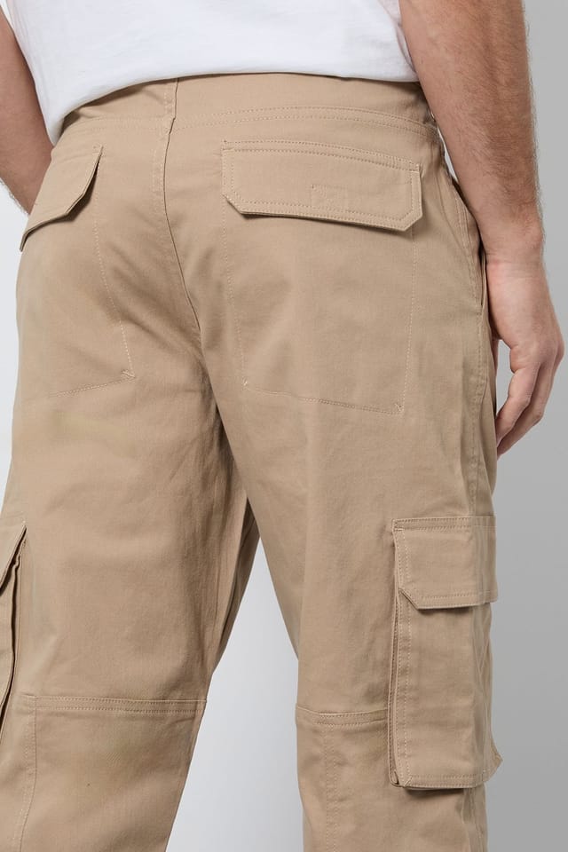 Maine Maine Men's Stone 3/4 Cotton Cargo Shorts - 2