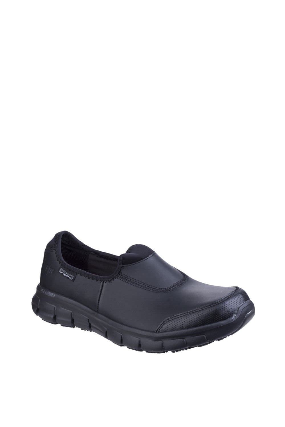 Skechers Skechers Women's Sure Track Slip Resistant Occupational Shoe in Black