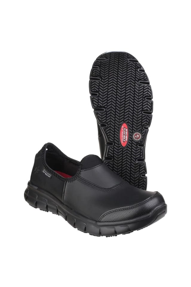 Skechers Skechers Women's Sure Track Slip Resistant Occupational Shoe in Black - 3
