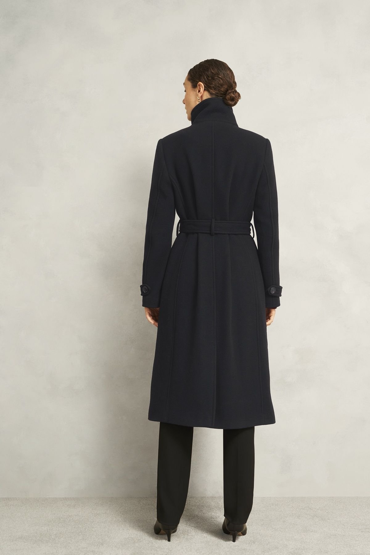 Hobbs London Hobbs London Women's Delilah Wool Blend Belted Coat in Black - 4