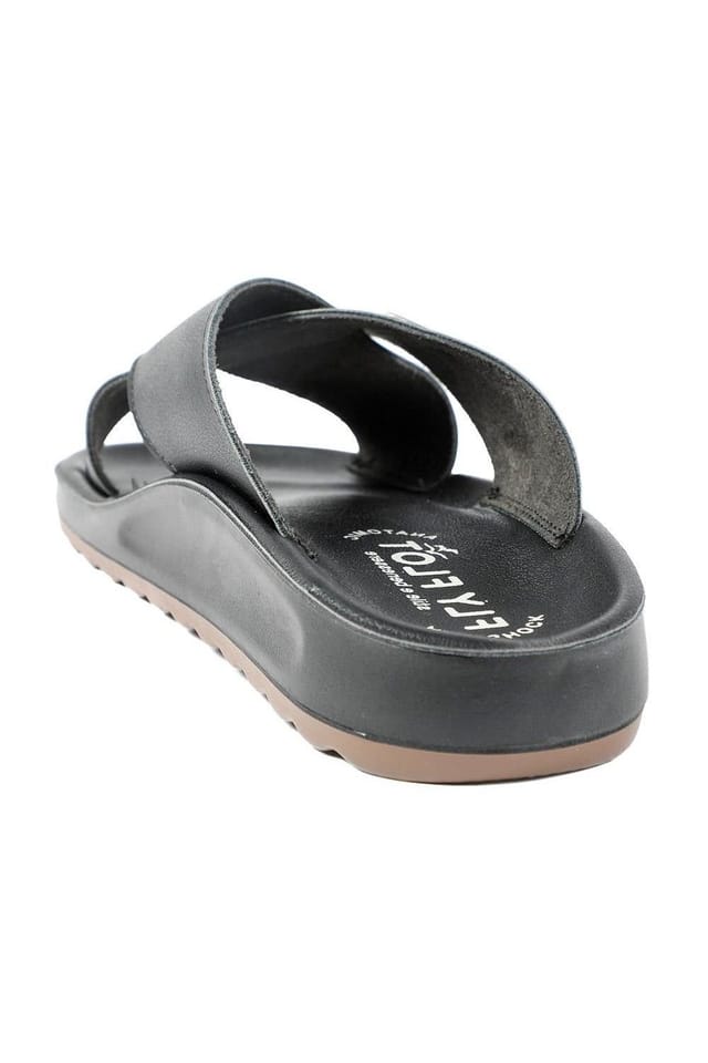 Fly Flot Fly Flot Men's FlyFlot Strappy Slip On Sandals in Black - 3