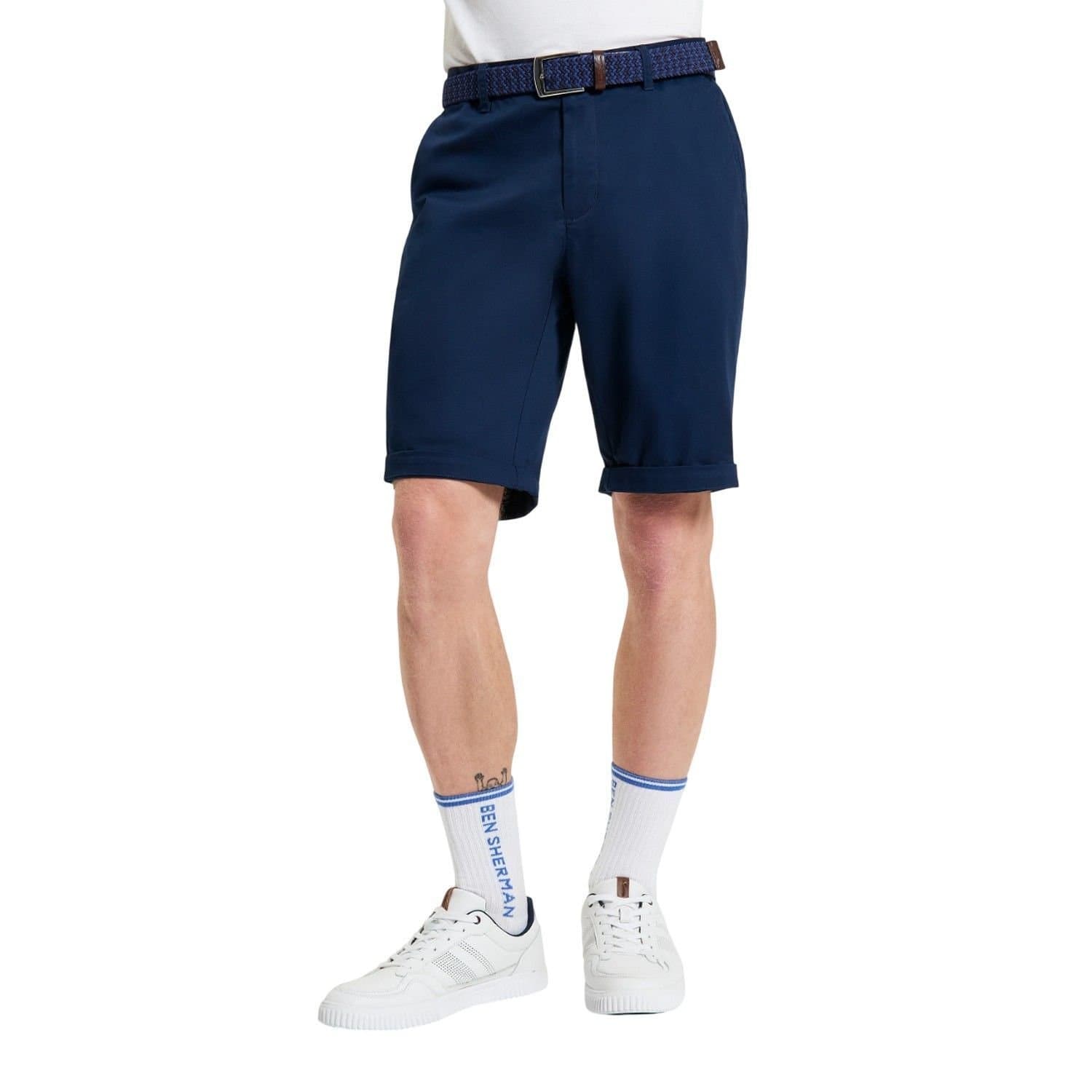 Ben Sherman Ben Sherman Men's Signature Chino Shorts in Dark Navy