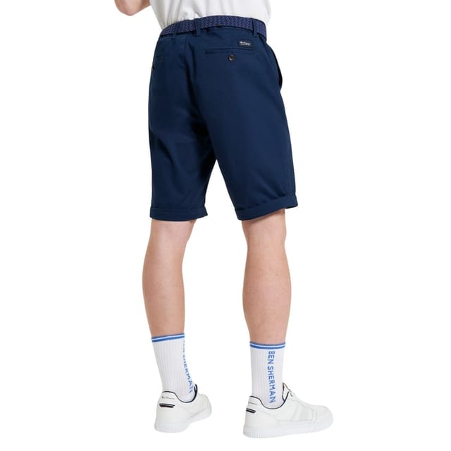 Ben Sherman Ben Sherman Men's Signature Chino Shorts in Dark Navy - 2
