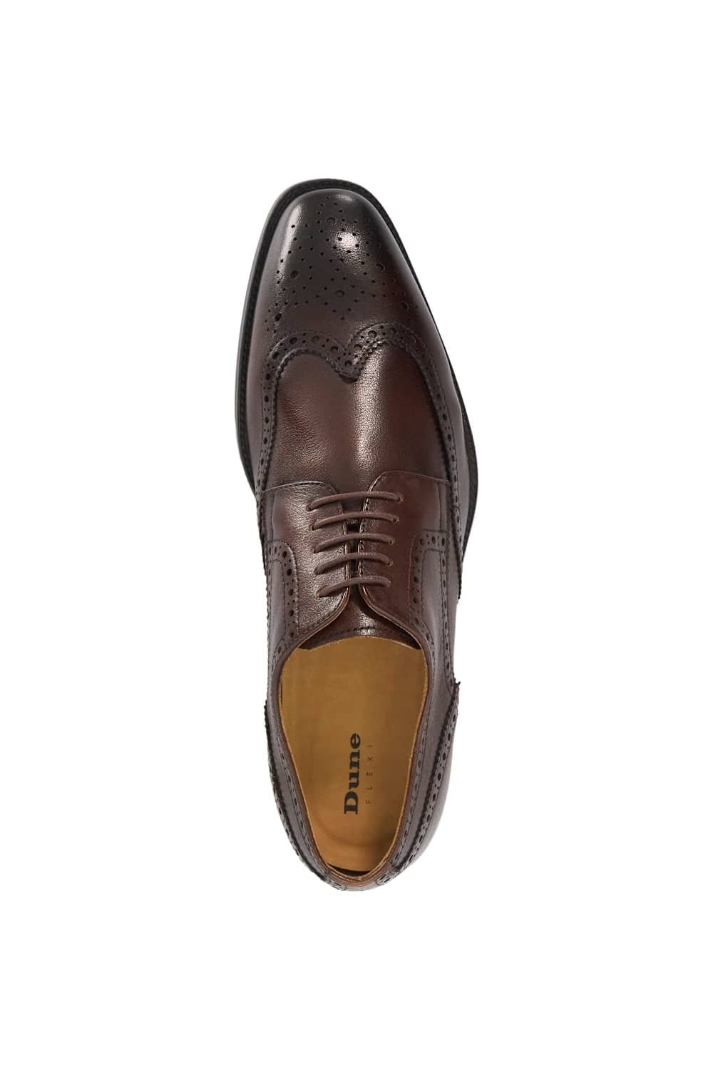 Dune London Dune London Men's 'Sunni' Leather Brogues in Brown - 4