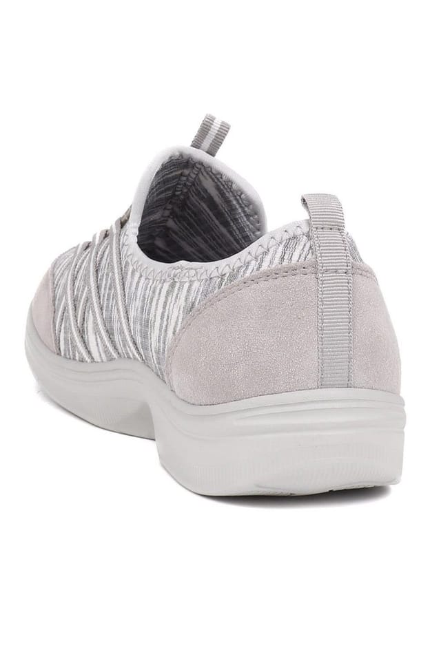Easyfit Easyfit Women's Extra-Wide Bungee Lace Trainers in Grey - 3