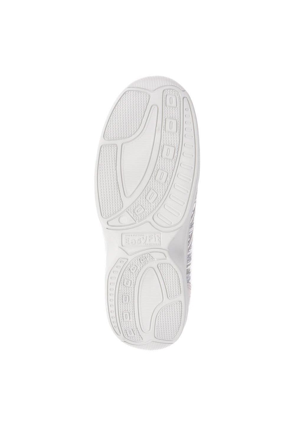 Easyfit Easyfit Women's Extra-Wide Bungee Lace Trainers in Grey - 4