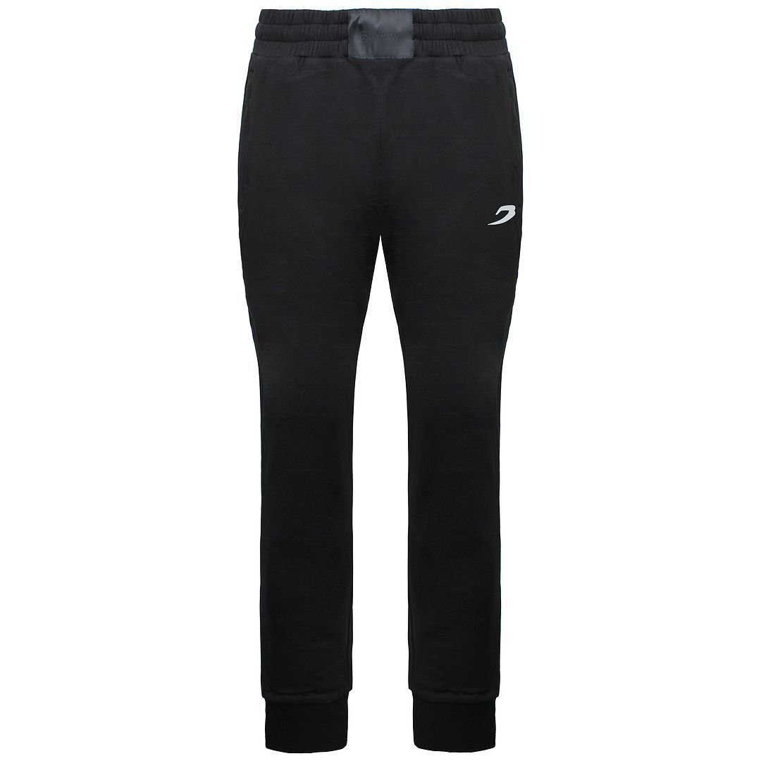 BoxRaw BoxRaw Men's Black Graphic Logo Marciano Track Pants - 3
