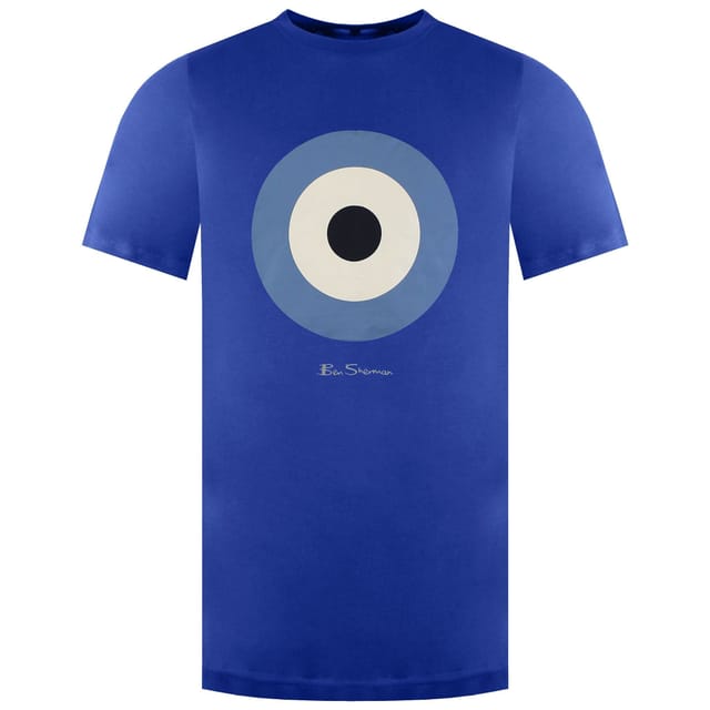 Ben Sherman Ben Sherman Men's Target Blue T-Shirt - 2