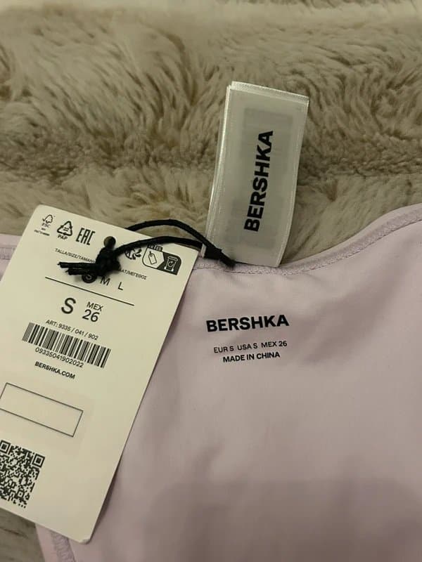 Bershka Bershka floral pink purple bikini bottoms