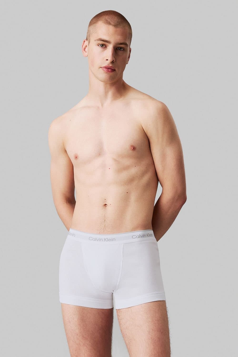 Calvin Klein Calvin Klein Men's Cotton Trunks 3 Pack - White